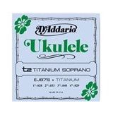 D'addario EJ87S Soprano Ukulele Tel Seti