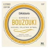 Daddario Ej97 Buzuki Tel Seti, 8’Li Takım, Nickelplated Steel Wound