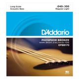 Daddarıo Epbb170 Daddarıo Epbb170 Akustik Bas Gitar Tel Seti, Long Scale, 45-100, Phosphor Bronze