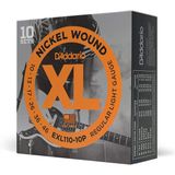 D'addario Exl110 (10 Set) Elektro Gitar Tel Seti, Xl, 10-46, Nickel