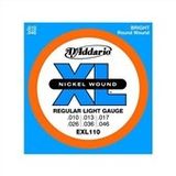 D'addario EXL110 Regular Light 010 Elektro Tel Set