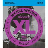 Daddarıo Exl120 Daddarıo Exl120 Elektro Gitar Tel Seti, Xl, 9-42, Super Lıght
