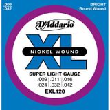 D'addario EXL120 Elektro Gitar Teli