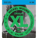 Daddarıo Exl130 Daddarıo Exl130 Elektro Gitar Tel Seti, Xl, 8-38, Extra Super Lıght