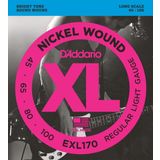 D'Addario EXL170 Long Scale Bas Gitar Teli