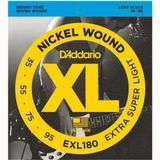 D'addario EXL180 Bass Gitar Tel Seti
