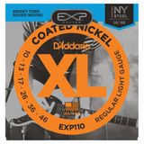 Daddario Exp110 Coated Light Takım Tel Elektro Gitar Teli 010-046