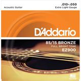 Daddarıo Ez900 Daddarıo Ez900 Akustik Gitar Tel Seti, 85/15 Bronze, Extra Lıght