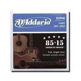 D'addario EZ910 Light 011 Akustik Tel Set