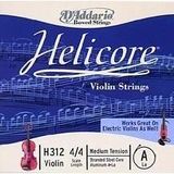 D'addario H312 Helicore Tek Keman La (A) Teli (4/4) | Çelik Özlü Net Karakter İnce Çaplı Rahat Çalım Ve Hızlı Akort Kararlılığı