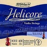 D'addario H313 Helicore Tek Keman Re (D) Teli (4/4) | Titanyum Sarım İle Net Tını Hızlı Yay Tepkisi Ve Sıcak Karakterli Rezonans