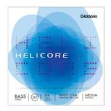 D'addario Hh610 3/4M D Kontrabas Tel Seti, Helicore, Hybrid, 3/4 Scale