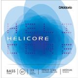 D'addario HH610 3/4M Helıcore Hybrıd 3/4 Scale LE Kontrabas Tel Seti