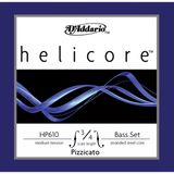 D'addario Hp610 Helicore Pizzicato Kontrabas Tel Seti (3/4) | Caz Ve Pizzicato İçin Özel Tasarım Maksimum Sürdürülebilirlik (Sustain) Ve Net Atak