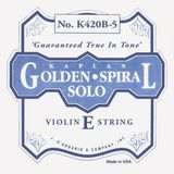 Daddarıo K420b5 Keman Tek Teli, Kaplan, Golden Spiral Solo, Scale Keman Tel Kaplan Gss Kemane Mi Ball Hvy