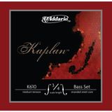 D'addario K610 3/4m Kaplan Kontrabas Tel Seti (Takım Tel) | 3/4 Boy Uyumlu, Medium Tansiyon, Profesyonel Orkestra Tonu