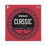 D'Addario Klasik Gitar Tel Seti (4/4), 3Lü Paket
