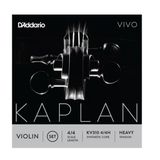Daddario Kv310h Keman Tel Seti, Kaplan Vivo, 4/4, Heavy