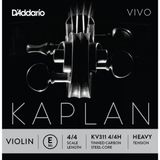 Daddarıo Kv311 Keman Tek Tel, Kaplan Vıvo, 4/4, E-(Mi), Medıum
