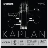 Daddario Kv311 Keman Tek Tel, Kaplan Vivo, Scale Length 4/4, E-(M Daddario - Kaplan Vivo Violin 4/4 Medium Mi Tek Tel