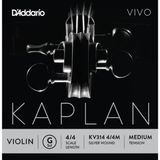 Daddario Kv314 Keman Tek Tel, Kaplan Vivo, 4/4, G-(Sol), Medium