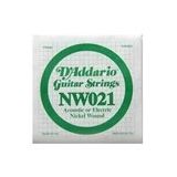 D'addario NW021 Nikel Wound Re Elektro Akustik Tel