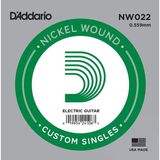 D'addario Nw022 Nickel Wound Elektro/Akustik Gitar Tek Teli - .022 (Aksesuar) | Sarımlı (Wound) Yapı, Nikel Kaplama Çelik, Sıcak Ton Ve Hem Elektro Hem Akustik Gitar Uyumu