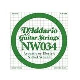 D'addario NW034 Single Nikel Wound Akustik Tel
