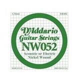 D'addario NW052 Wound Kalın Mi Akustik Tel Nikel