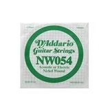 D'addario NW054 Wound Kalın Mi Akustik Tel Nikel