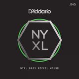 D'addario Nyxlb045 Nyxl Serisi Bas Gitar Tek Teli - .045 (Profesyonel) | Yüksek Karbonlu Çelik Çekirdek, Nikel Kaplama Sargı, Üstün Esneklik, Manyetik Hassasiyet Ve Uzun Ömürlü Ton Kalitesi