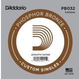 D'addario PB032 Re Akustik Gitar Tek Teli