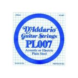 D'addario PL007 Plain Steel Elektro Tek Tel