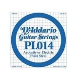D'addario PL014 Plain Steel Si Elektro Tek Tel