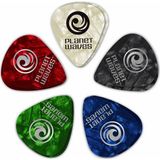 D'Addario Planet Waves Assorted Pearl Celluloid 25li Paket Pena (Light)