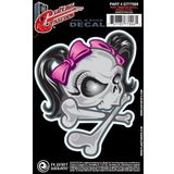 D'Addario Planet Waves Ribbon Skull GT77006 Gitar Sticker