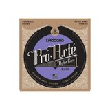 D'Addario Pro-Arté EJ44 Klasik Gitar Teli Seti, Gümüş Sarılı, Extra Hard Tension