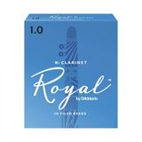 D'addario Rcb1010 Royal Sib (Bb) Klarnet Kamışı No: 1.0 (Başlangıç) - 10'Lu Paket | Fransız Kesim (Filed), Esnek Ve Net Ton, Başlangıç İçin İdeal