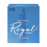 D'addario Rcb1020 Royal Bb Klarnet Kamışı No: 2.0 (Başlangıç/Eğitim) - 10'Lu Paket | Kolay Üfleme, Eğitim İçin İdeal Ve Net Ton Yapısı