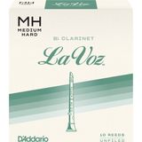 D'Addario RCC10MH La Voz Bb Klarnet Kamışı Medium Hard Sertlik (Profesyonel/Caz) - 10'lu Paket | Güçlü ve Dolgun Ses, Es
