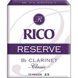 D'Addario RCT1025 Reserve Classic Bb Klarnet Kamışı No: 2.5 (Orta Seviye/Eğitim) - 10'lu Paket | Öğrenciler İçin Yüksek