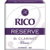 D'Addario RCT1030 Reserve Classic Bb Klarnet Kamışı No: 3.0 (Profesyonel) - 10'lu Paket | Zengin ve Karanlık Ton, Senfon