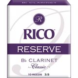 D'Addario RCT1035 Reserve Classic Bb Klarnet Kamışı No: 3.5 (Profesyonel) - 10'lu Paket | Vintage Tarzı Uzun Vamp, Karar