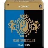 D'Addario RGC10BCL250 Grand Concert Bb Klarnet Kamışı No: 2.5 (Orta Seviye/Eğitim) - 10'lu Paket | Esnek ve Kolay Çalım,