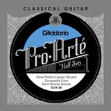 Daddarıo Sch-3B Daddarıo Sch-3B Pro-Arte Klasik Gitar Teli, Üst 3 Tel (Sadece Bas Teller), Hard Tensıon