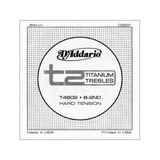 D'addario T4602 T2 Series Klasik Gitar Tek Teli - 2. Tel Si/B (Aksesuar) | Yüksek Yoğunluklu Titanium Materyal, Berrak Ses Sinyali, Dengeli Tansiyon Ve Uzun Ömürlü Performans