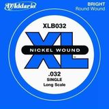 D'addario Xlb032 Xl Nickel Wound Bas Gitar Tek Teli - 0.032 İnç (Aksesuar) | Nikel Sargılı Çelik Çekirdek, Parlak Ton Karakteri, Berrak Entonasyon Ve Uzun Ömürlü Manyetik Performans