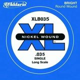 D'addario Xlb035 Xl Nickel Wound Bas Gitar Tek Teli - 0.035 İnç (Aksesuar) | Dünya Standardı Xl Serisi, Pürüzsüz Hissiyat, Dengeli Tansiyon Ve Her Müzik Türüne Uygun Berrak Ses
