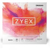 D'addario Zyex 3/4 Scale Tek Re Kontrabas Teli (Medium Tension)