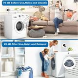 Daders Home Çamaşır Makinesi Gürültü Engelleyici Kaymaz Titreşim Önleyici Kauçuk Ayak Pedleri Stoper 4 Adet Çamaşır Makinesi Ayağı